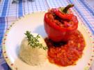 Gefüllte Paprikaschoten - mediterran - Rezept