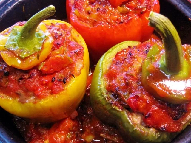 Gefüllte Paprikaschoten - mediterran - Rezept - Bild Nr. 6