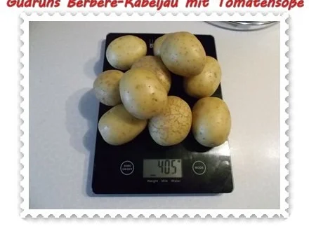 Fisch: Berbere-Kabeljau mit Backkartoffeln und Tomaten-Specksoße - Rezept - Bild Nr. 4