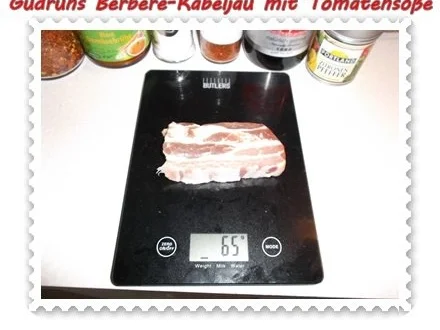 Fisch: Berbere-Kabeljau mit Backkartoffeln und Tomaten-Specksoße - Rezept - Bild Nr. 8