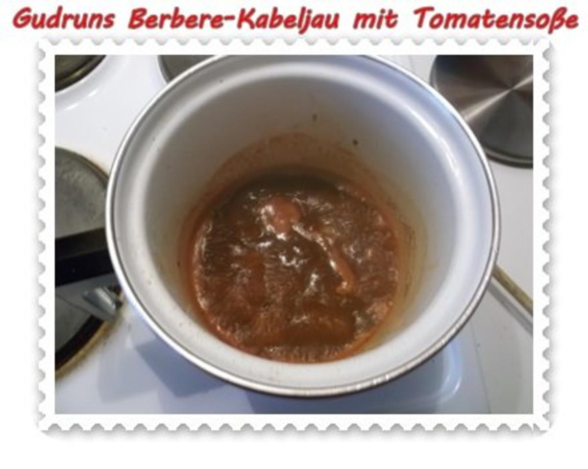 Fisch: Berbere-Kabeljau mit Backkartoffeln und Tomaten-Specksoße - Rezept - Bild Nr. 11