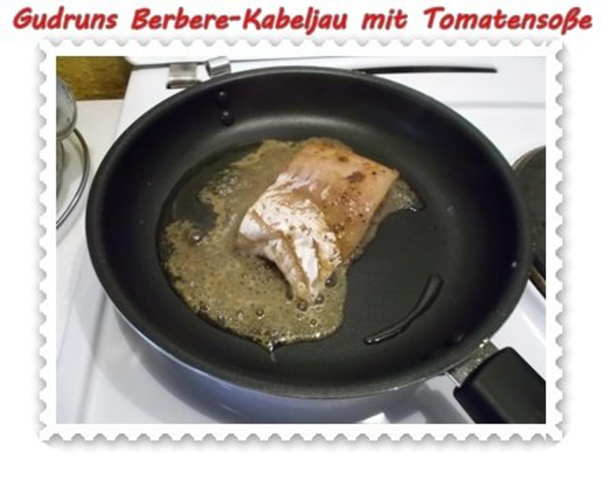 Fisch: Berbere-Kabeljau mit Backkartoffeln und Tomaten-Specksoße - Rezept - Bild Nr. 14