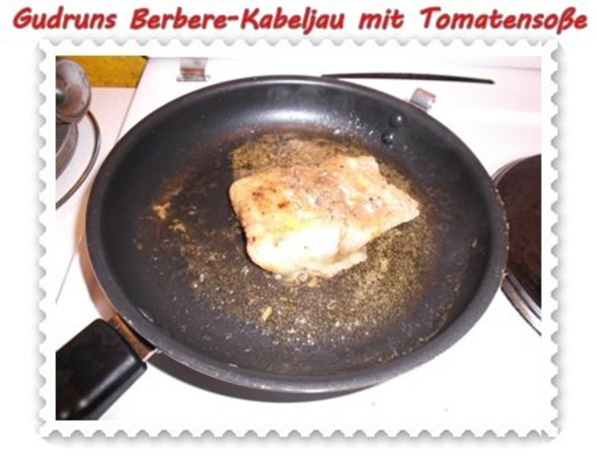 Fisch: Berbere-Kabeljau mit Backkartoffeln und Tomaten-Specksoße - Rezept - Bild Nr. 15