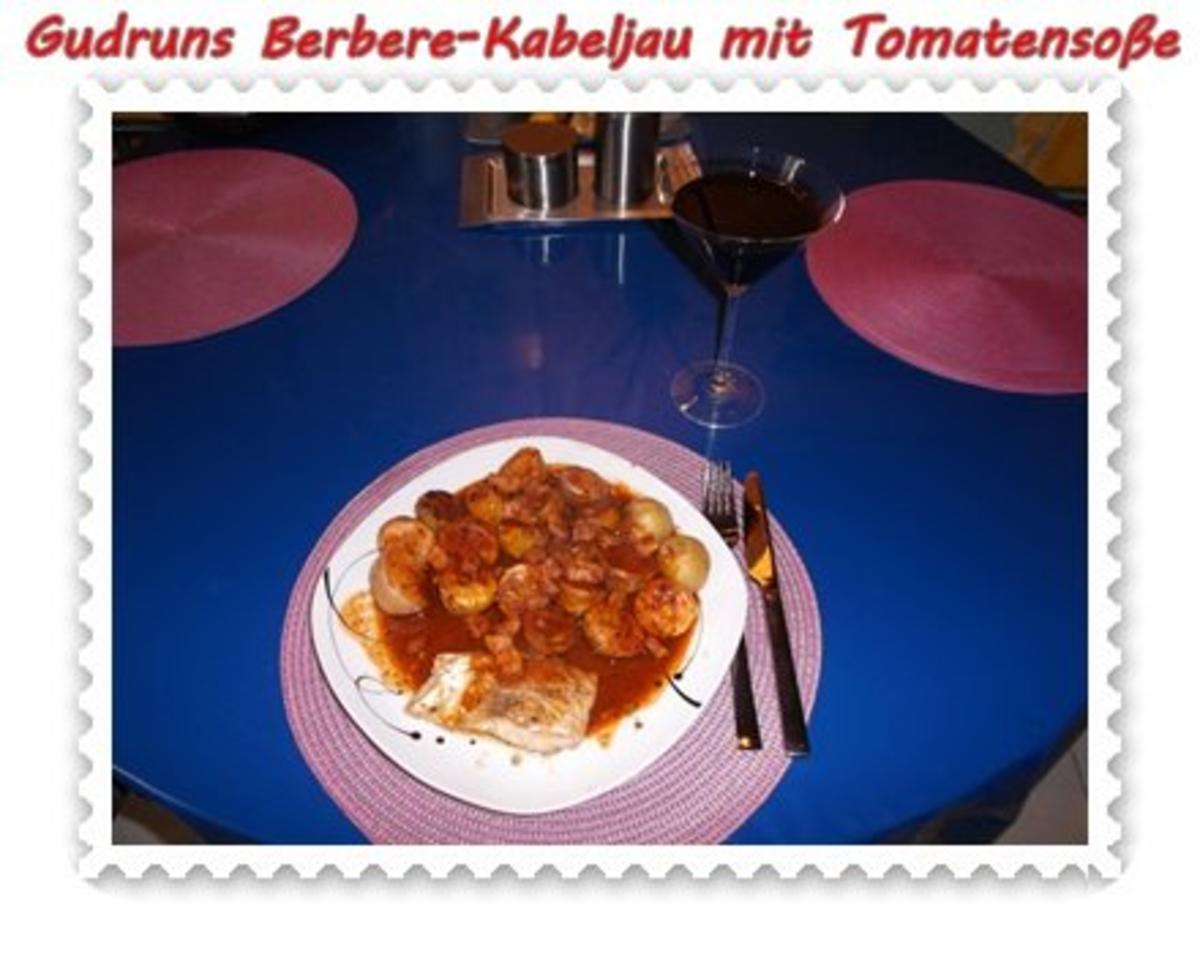 Fisch: Berbere-Kabeljau mit Backkartoffeln und Tomaten-Specksoße - Rezept - Bild Nr. 16