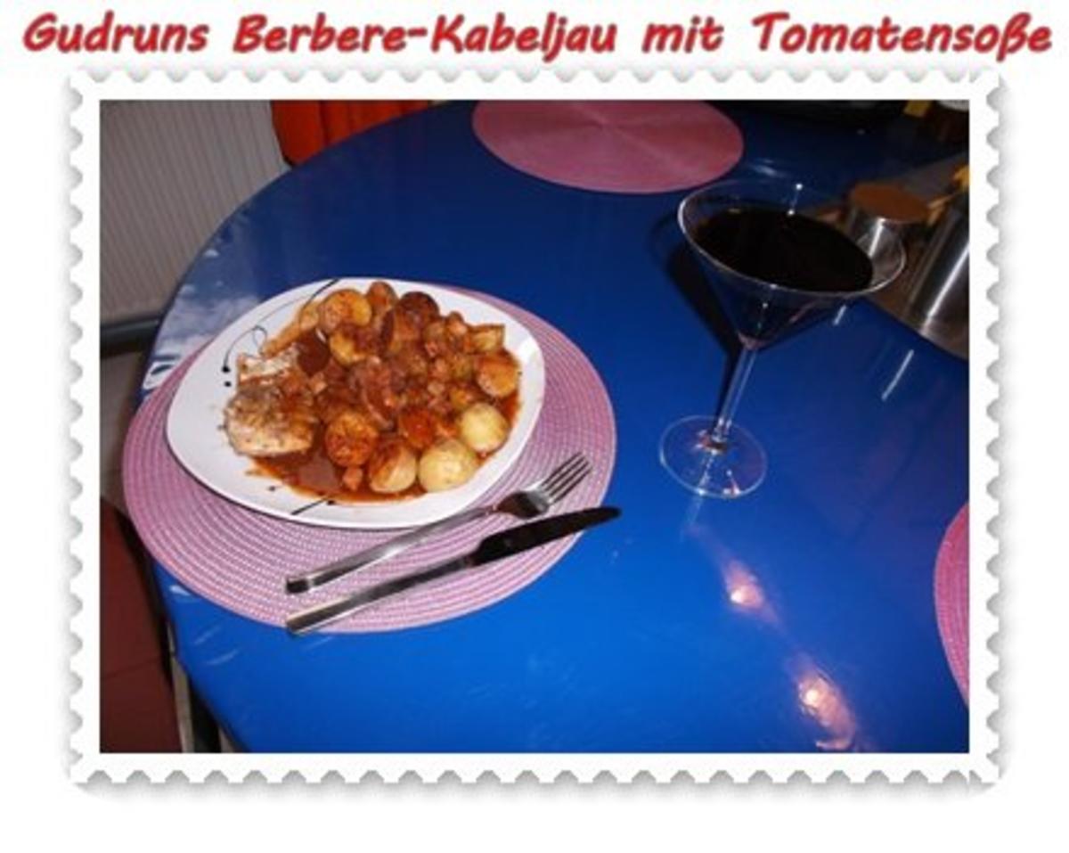 Fisch: Berbere-Kabeljau mit Backkartoffeln und Tomaten-Specksoße - Rezept - Bild Nr. 17
