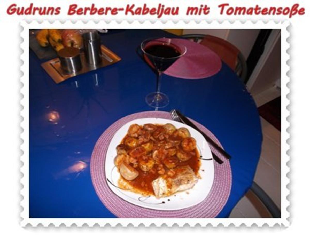 Fisch: Berbere-Kabeljau mit Backkartoffeln und Tomaten-Specksoße - Rezept - Bild Nr. 18