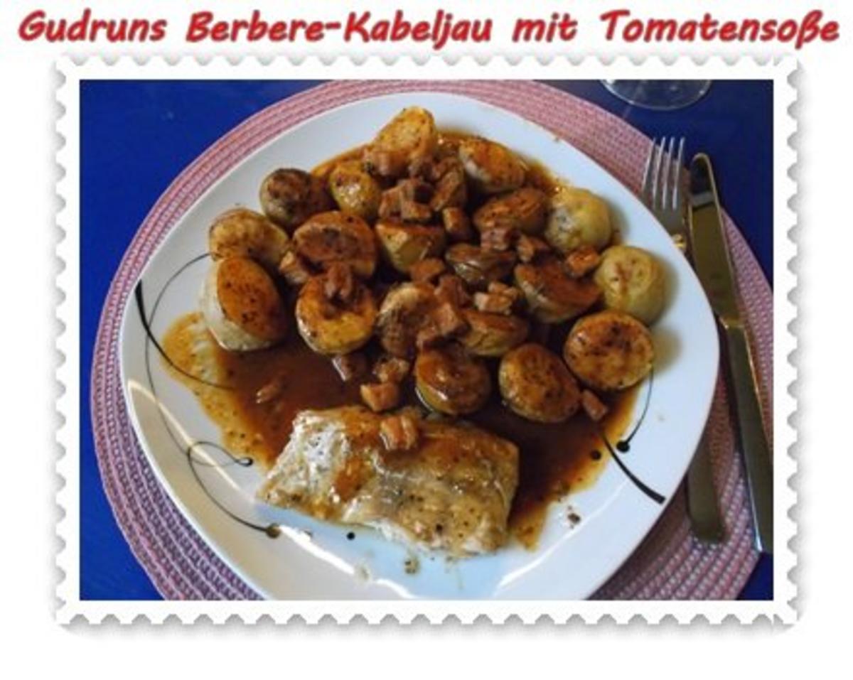 Fisch: Berbere-Kabeljau mit Backkartoffeln und Tomaten-Specksoße - Rezept - Bild Nr. 19