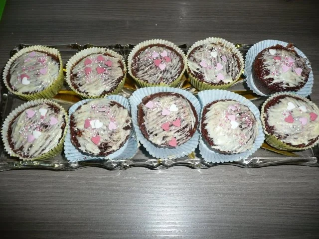 Karotten - Nuss - Muffins + Kokosmuffins - Rezept - Bild Nr. 2