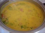 Kürbiscremesuppe mit Frankfurter Rindswurst - Rezept