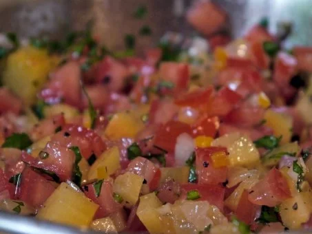 Burrata mit Pflaumen-Tomaten-Salsa - Rezept - Bild Nr. 8