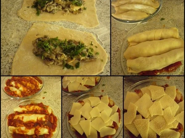 Cannelloni mit Pilzfüllung - Rezept - Bild Nr. 3