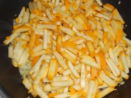 Schweinefilet mit Zucchinigemüse und Bandnudeln - Rezept - Bild Nr. 4