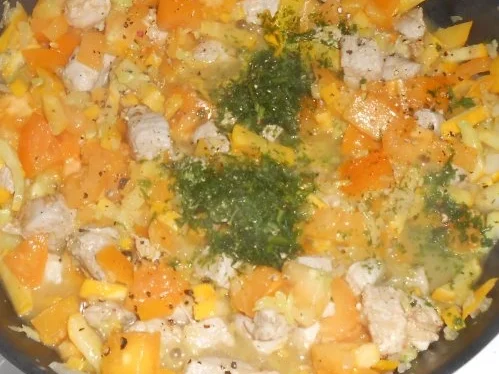 Schweinefilet mit Zucchinigemüse und Bandnudeln - Rezept - Bild Nr. 8