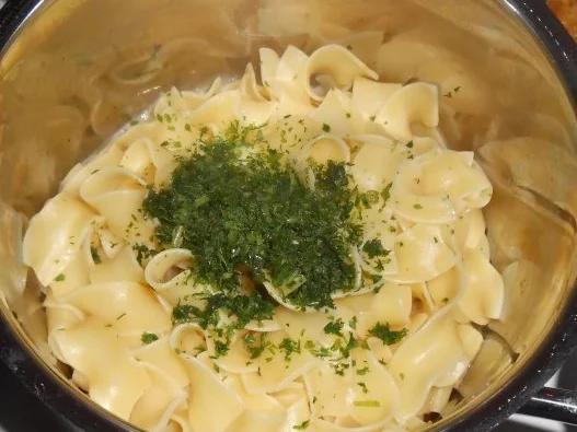 Schweinefilet mit Zucchinigemüse und Bandnudeln - Rezept - Bild Nr. 9