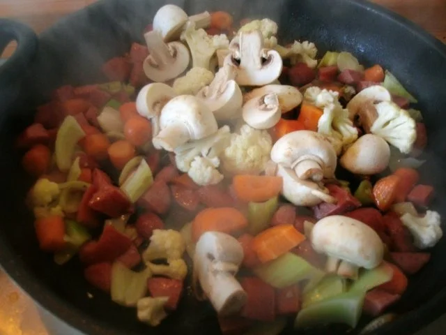 Cabanossi- Gemüse - Käse Pfanne - Rezept - Bild Nr. 7