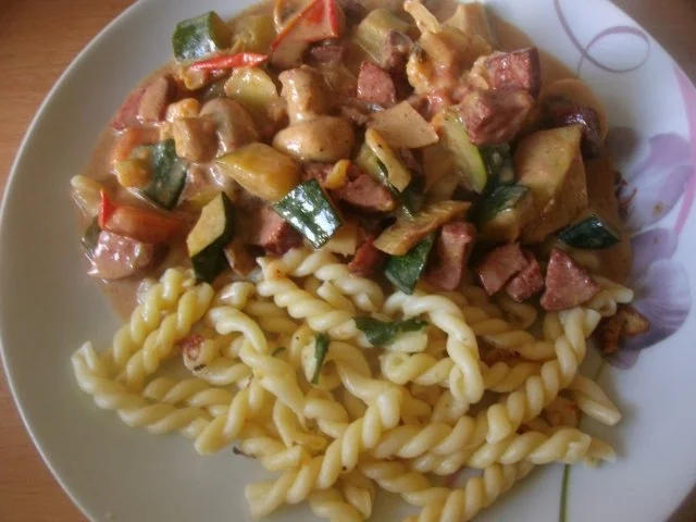 Cabanossi- Gemüse - Käse Pfanne - Rezept - Bild Nr. 2