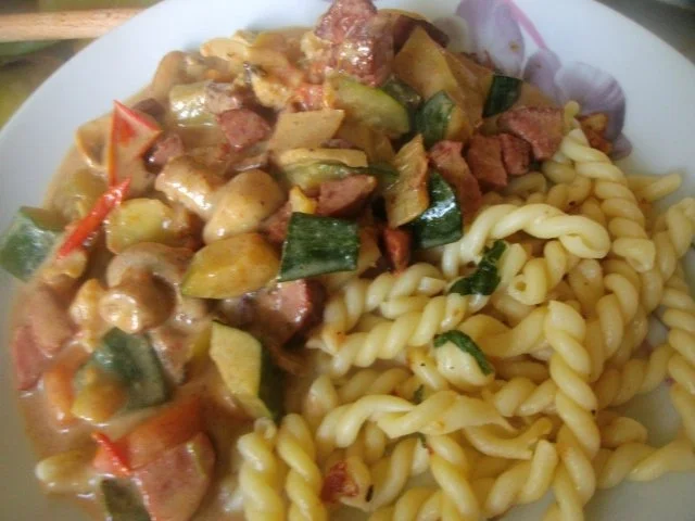 Cabanossi- Gemüse - Käse Pfanne - Rezept - Bild Nr. 13