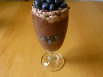 Rezept: Schokotraum mit Blaubeeren Schokotraum mit Blaubeeren - Rezept