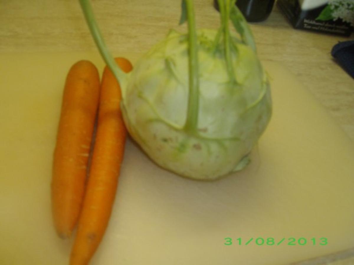Kohlrabi Karotten Gemüse - einfach - 224 kcal/100g