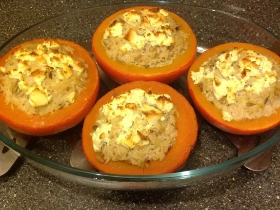 Gefüllter Kürbis der II . - Rezept