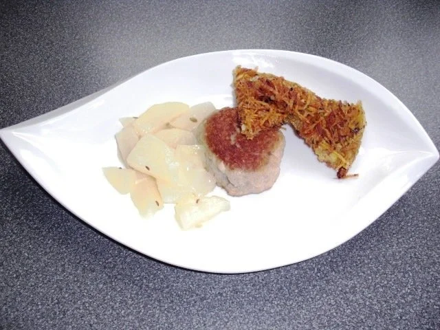 knusprige Frikadelle mit CousCous und Ei /GregCheck-Variante) - Rezept - Bild Nr. 3