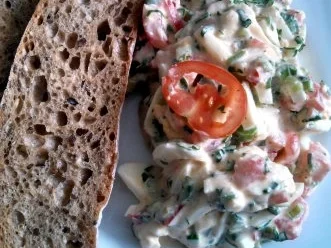 Rezept: Eier Salat ( Egg Salad ) Bild Nr. 3 Eier Salat ( Egg Salad ) - Rezept - Bild Nr. 3