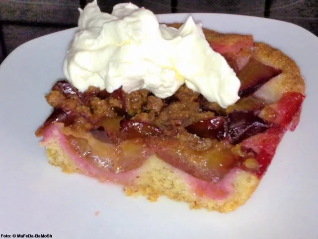 Zwetschgenkuchen mit Amaretti-Streuseln - Rezept - Bild Nr. 4