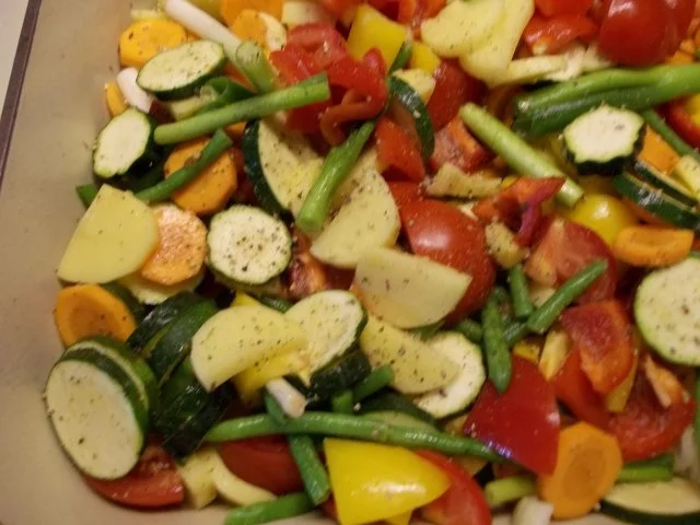 Kasseler Lachs mit buntem Rahmgemüse - Rezept - Bild Nr. 4