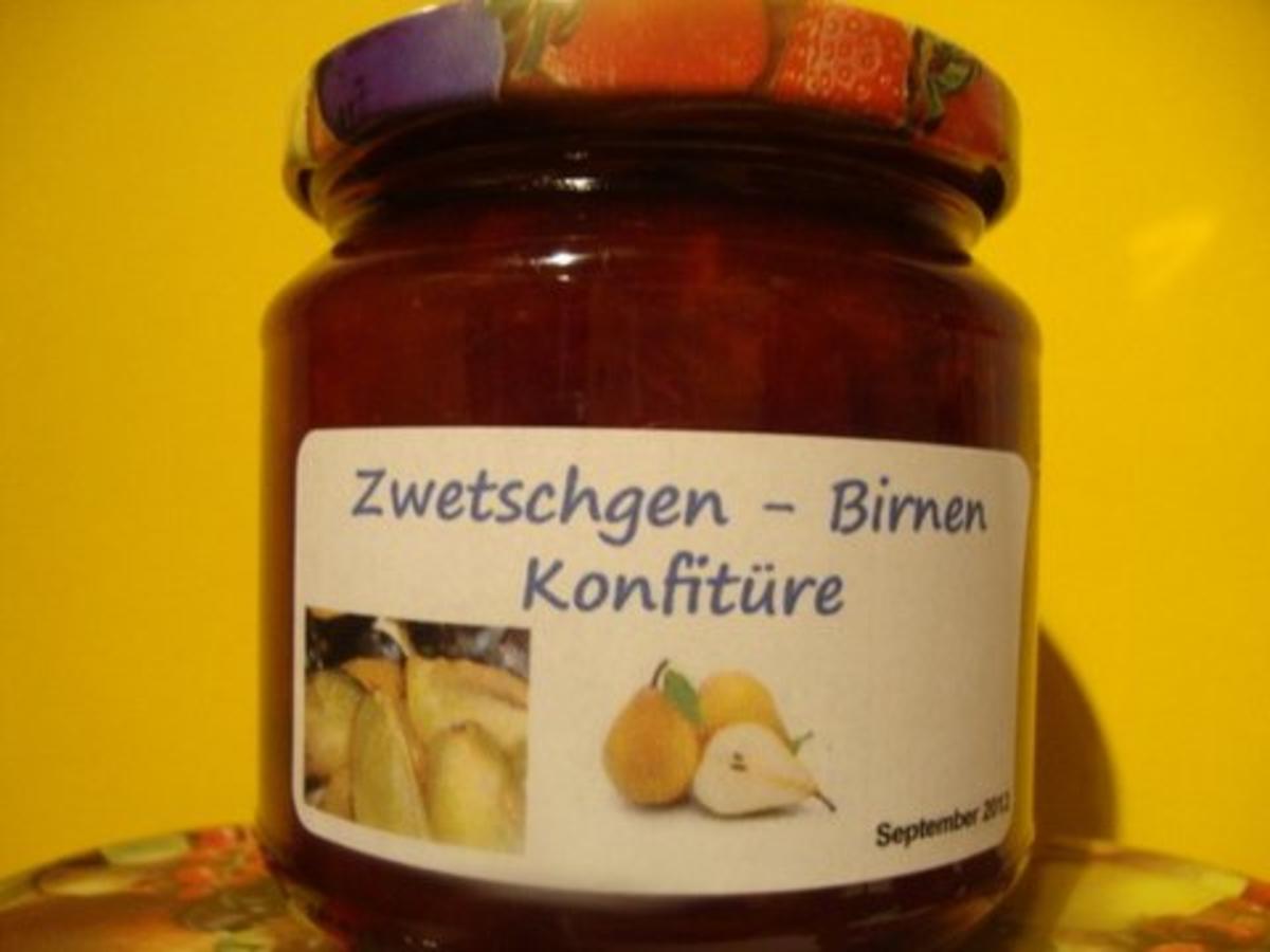 Zwetschgen-Birnen Marmelade - Rezept