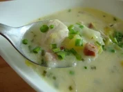 cremiges Kartoffelsüppchen mit Huhn - Rezept