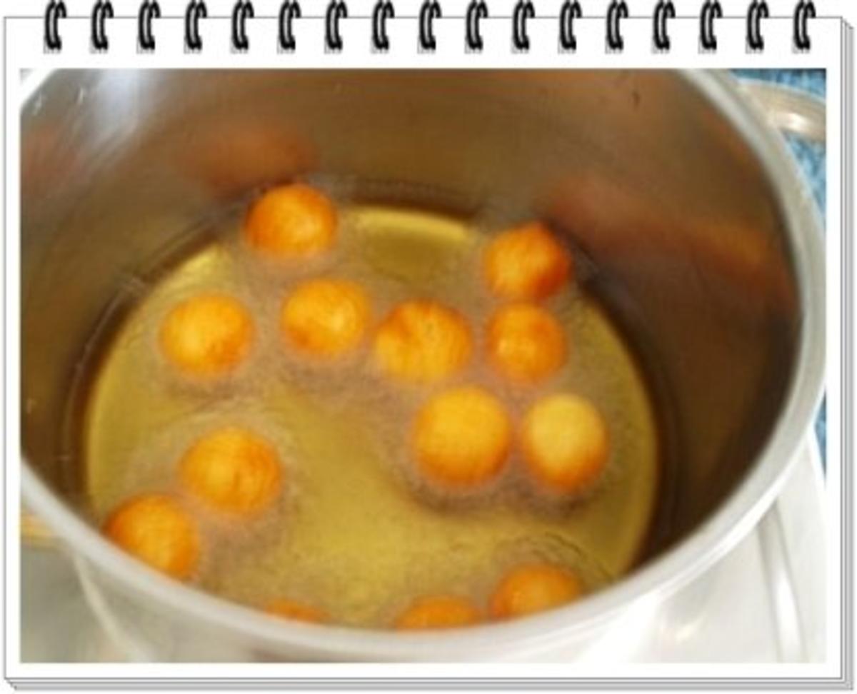 Fleisch-Kartoffelbällchen-Spieß auf Tagliatelle - Rezept - Bild Nr. 9
