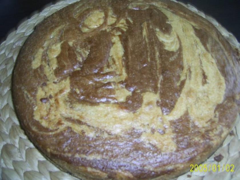 Fleckenkuchen mit Zuckerguss