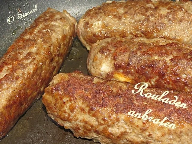 kleine Hackfleischrouladen mit Zwiebelsoße - Rezept - Bild Nr. 8