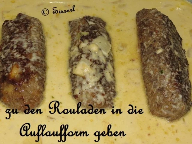kleine Hackfleischrouladen mit Zwiebelsoße - Rezept - Bild Nr. 13