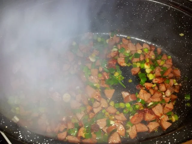 Zucchini mit roter Paprika, Lauchzwiebel und Ingwer - Rezept - Bild Nr. 2