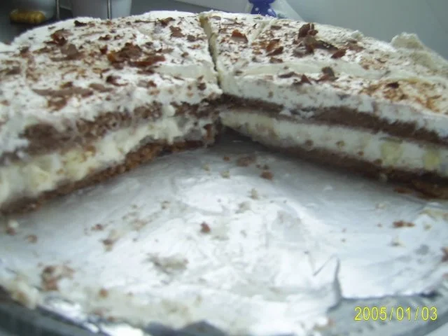 Rezept: Kuchen: Festliche Apfel-Sahne-Torte Kuchen: Festliche Apfel-Sahne-Torte - Rezept