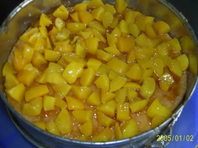 Kuchen: Kokos-Konfekt-Torte mit Pfirsichen - Rezept - Bild Nr. 12