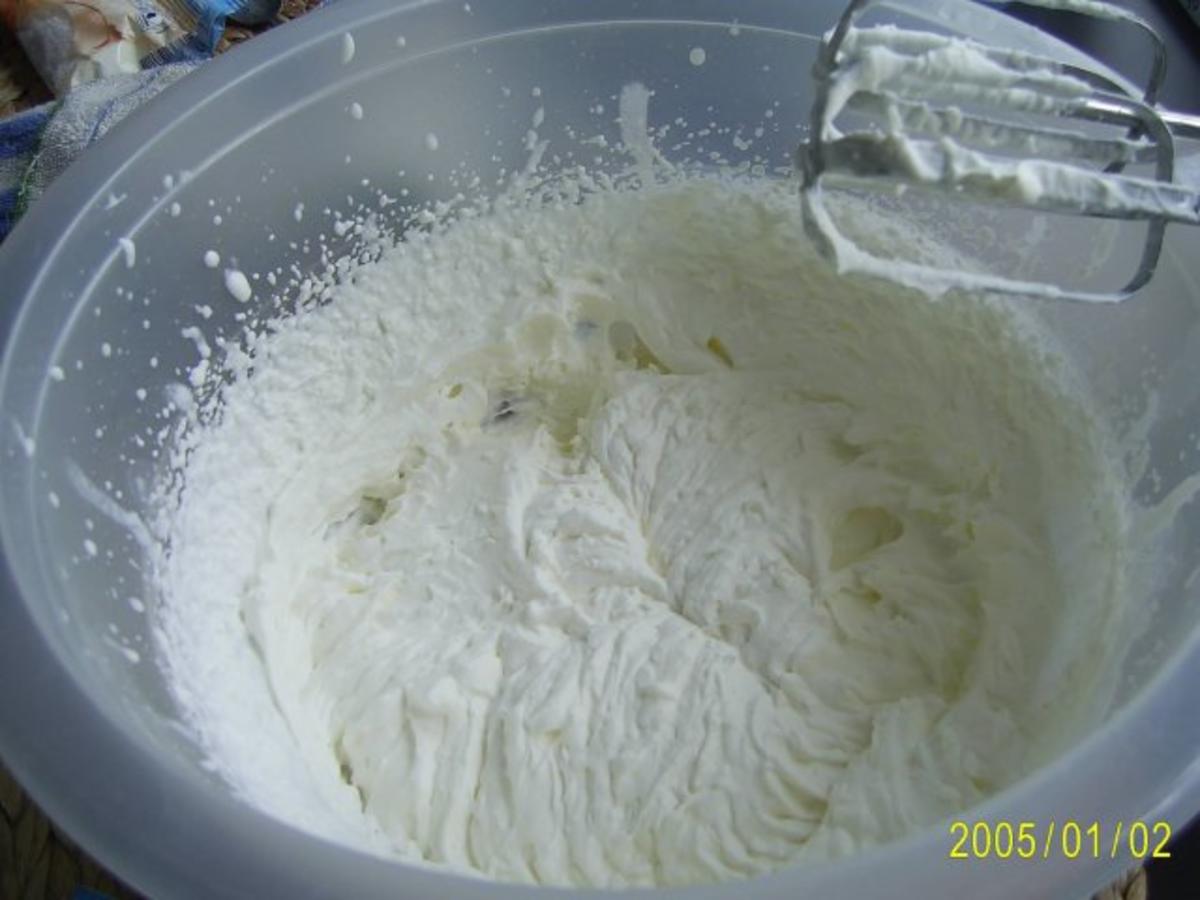 Kuchen: Kokos-Konfekt-Torte mit Pfirsichen - Rezept - Bild Nr. 13