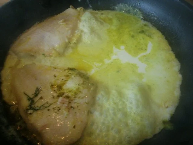 gedünstetes Schollenfilet  in grüner Currysauce - Rezept - Bild Nr. 6