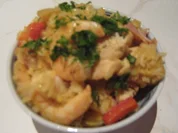 Nasi Goreng, im 1986er Stil, ohne Sojasauce, mit Safran - Rezept