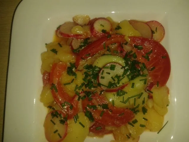 Sommerlicher Kartoffelsalat - Rezept