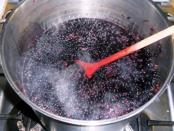 Rezept: "Oma - Friede`s" Holunder - Brombeersaft. Ein kerngesunder Wintervorrat. (Rzpt. um 1930) Bild Nr. 7 "Oma - Friede`s" Holunder - Brombeersaft. Ein kerngesunder Wintervorrat. (Rzpt. um 1930) - Rezept - Bild Nr. 7