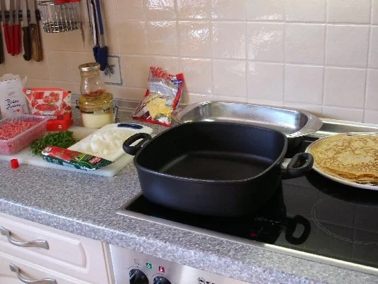 Pfannkuchen-Hackfleisch-Lasagne - Rezept - Bild Nr. 4