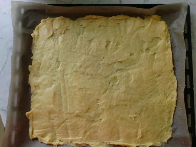 Brandteigkuchen mit Vanillecreme, dazu Waldbeermus (so wird das in Ungarn gemacht) - Rezept - Bild Nr. 8