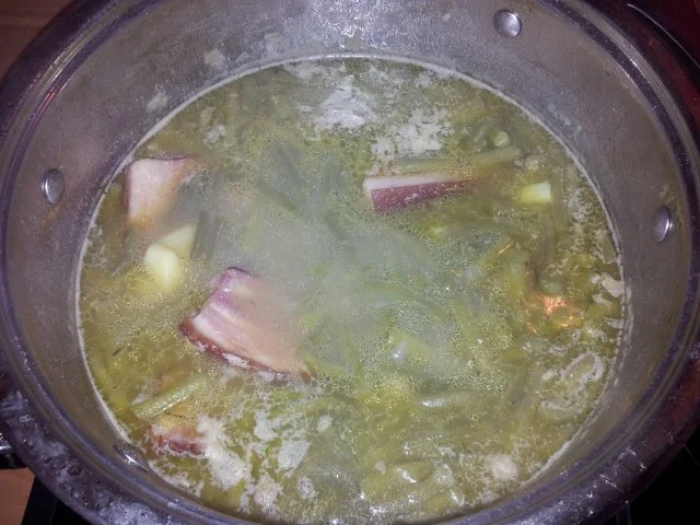 Grünebohnensuppe nach Liane's Art - Rezept