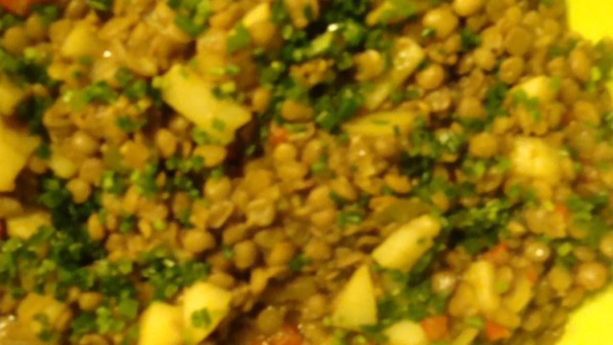Salat : Lauwarmer Asia Linsensalat - Rezept - Bild Nr. 2