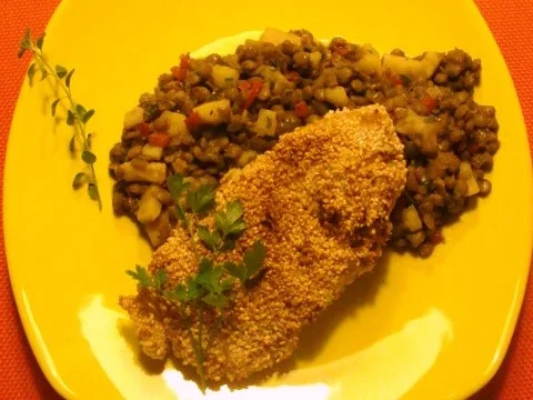 Rezept: Salat : Lauwarmer Asia Linsensalat Salat : Lauwarmer Asia Linsensalat - Rezept