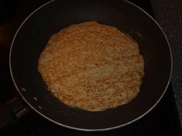 Eierkuchen mit Paprika-Schinken Füllung - Rezept - Bild Nr. 2