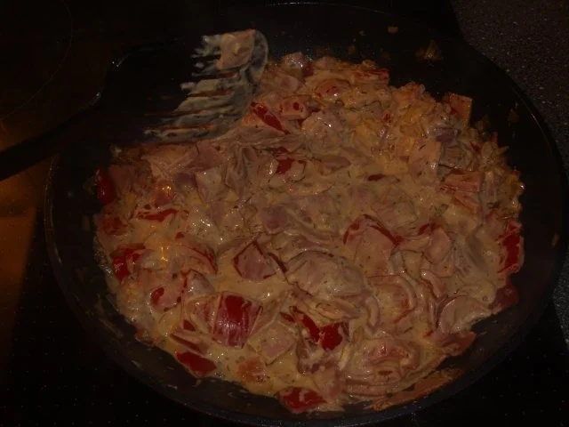 Eierkuchen mit Paprika-Schinken Füllung - Rezept - Bild Nr. 4