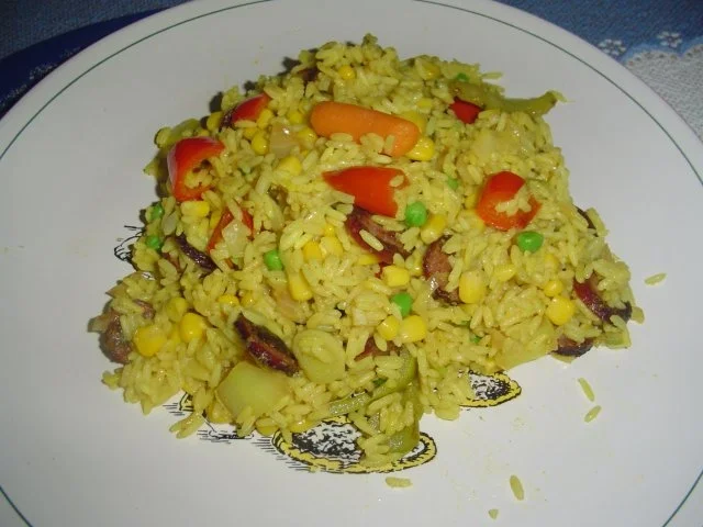 Scharfe Reispfanne - Rezept